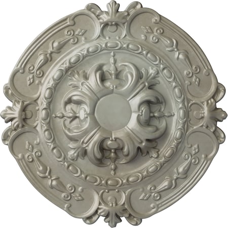 Ekena Millwork Southampton Ceiling Medallion (Fits Canopies up to 2 3/4"), 16 3/8"OD x 1 3/4"P, Flash Gold CM17SOFLS